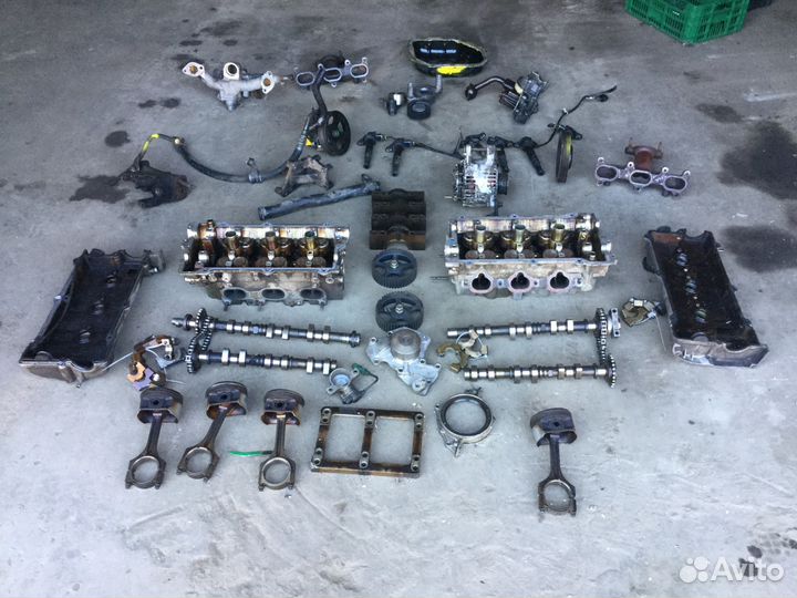 Hyundai Santa Fe двигатель запчасти