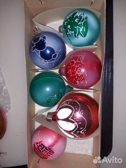 Игрушки на ёлку СССР