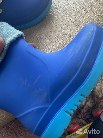 Детские резиновые сапоги 23 размер