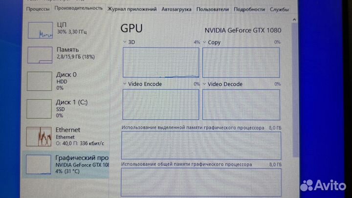 Игровой пк GTX 1080/ intel i5 / RAM 16