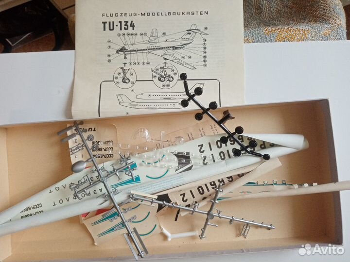 Сборная модель ту-134