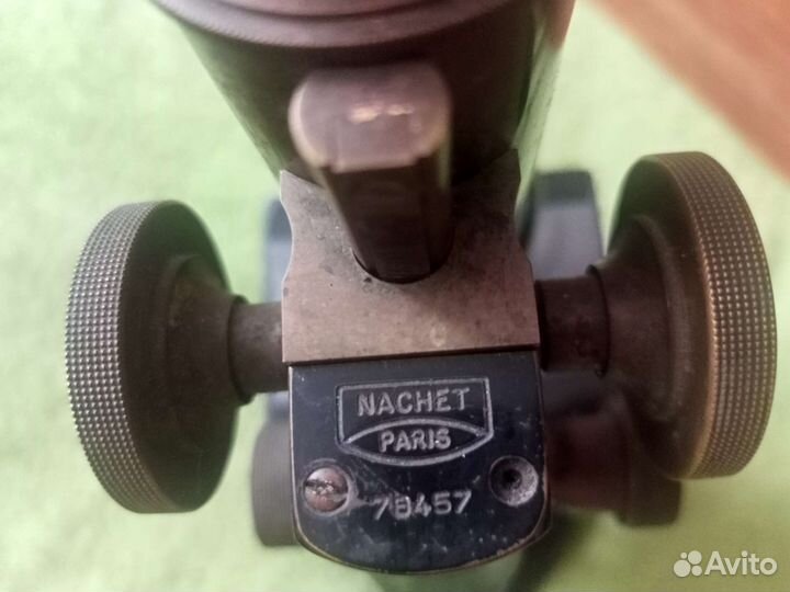 Старинный микроскоп Франция,Париж, номер78457