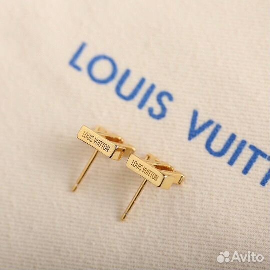 Серьги louis vuitton