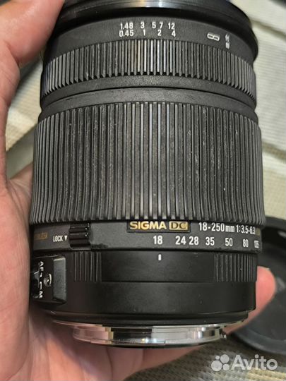 Sigma 18-250mm f/3.5-6.3 canon