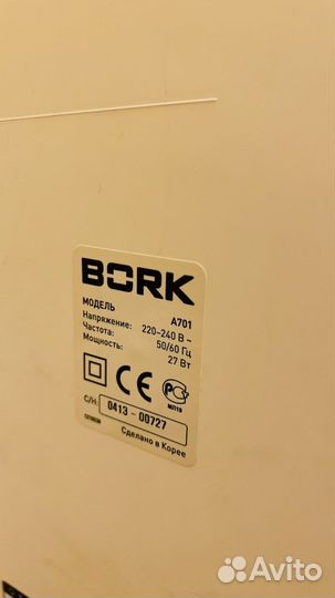 Воздухоочиститель bork