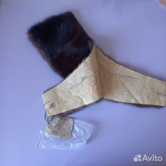 Меховой воротник норка