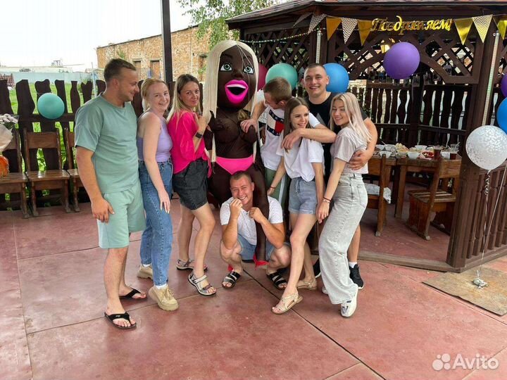 Ростовые куклы Шуточный стрептиз Мулатка шоколадка