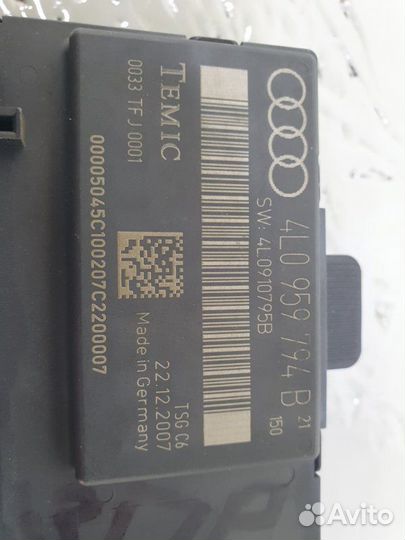 Блок управления двери задний правый Audi Q7 4LB