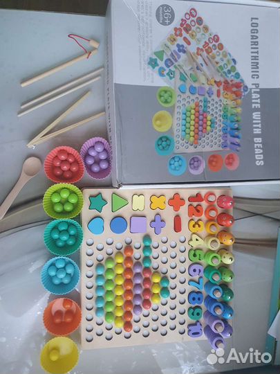 Деревянная мозайка страна Монтессори