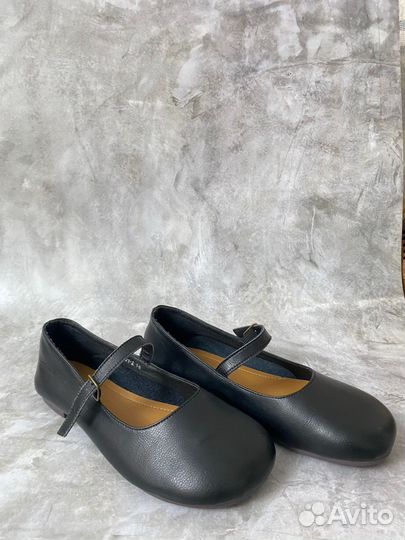 Балетки натуральная кожа