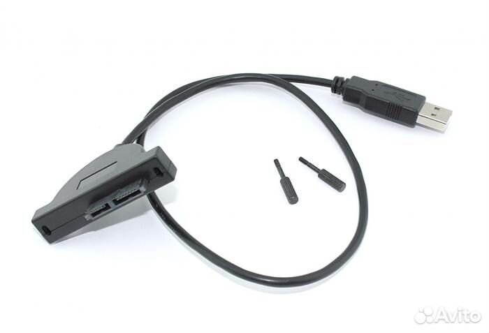 Переходник minisata на USB 2.0 на шнурке 50см с ин