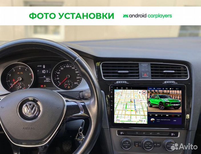 Магнитола android 4.32 VW Golf 7 2013-2019 black