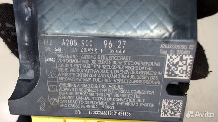 Блок управления airbag Mercedes GLC X253, 2019