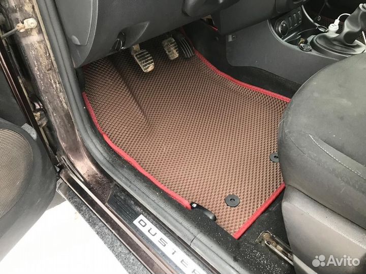 Ева коврики eva с бортами в автомобиль
