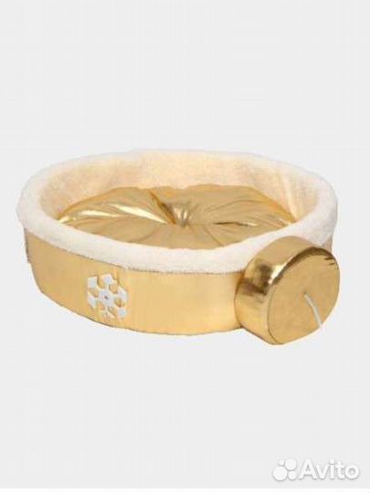 Лежанка для кошек и для собак мелких пород круглая