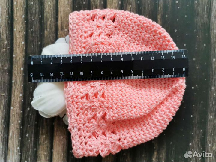 Шапочка для новорожденной девочки, младенца для фо
