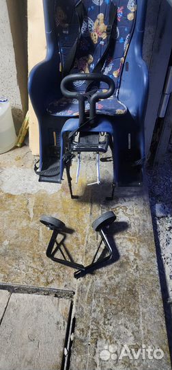 Детское велокресло заднее