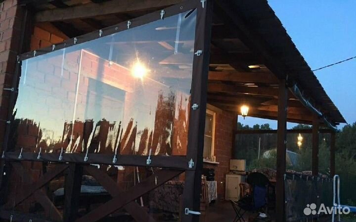 Мягкие окна для беседок, веранд