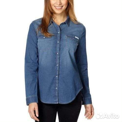 Джинсовая рубашка Калвин Кляйн