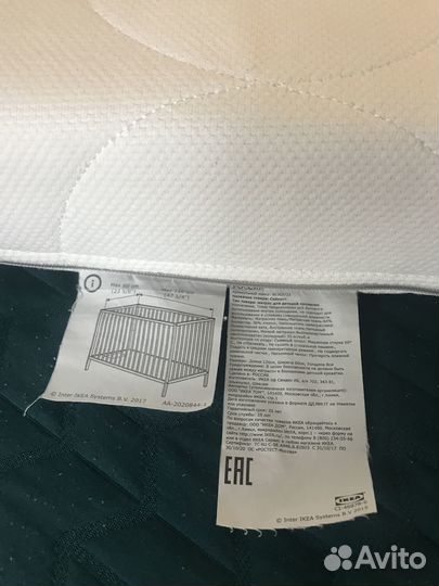 Продам матрас для детской кровати скёнаст (IKEA)
