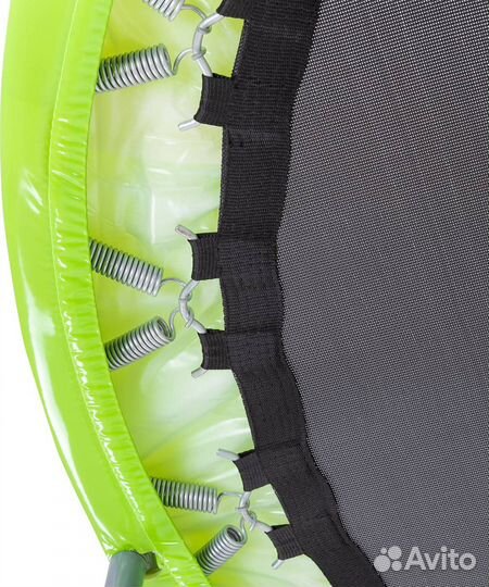 Батут BaseFit TR-102 101 см, зеленый