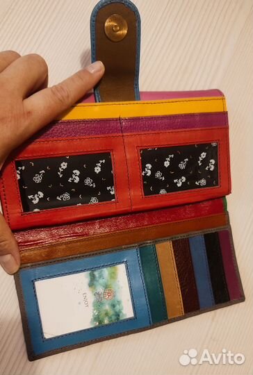 Кошелек женский кожаный ручной работы