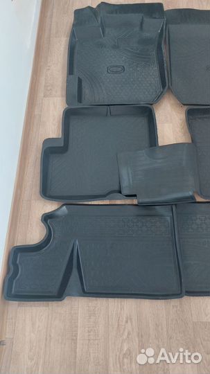 Автомобильные коврики резиновые LADA largus 7мест