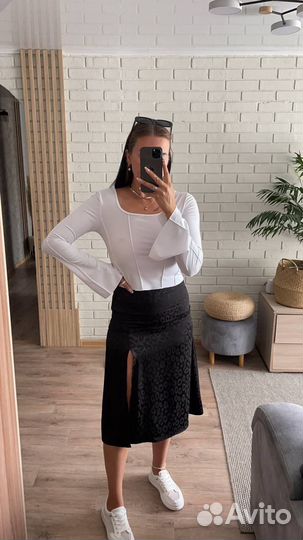 Новые худи, вафельный лонгслив, юбка