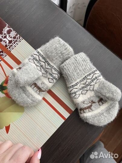 Варежки детские новые