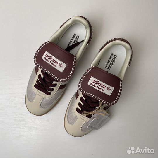 Кеды adidas samba X wales cream white