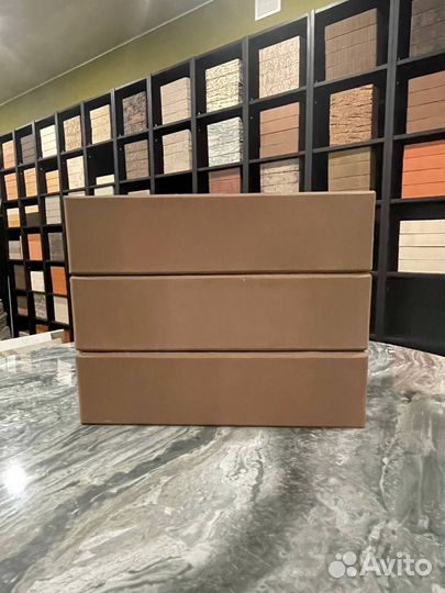 Кирпич керамический шоколад гладкий Керма