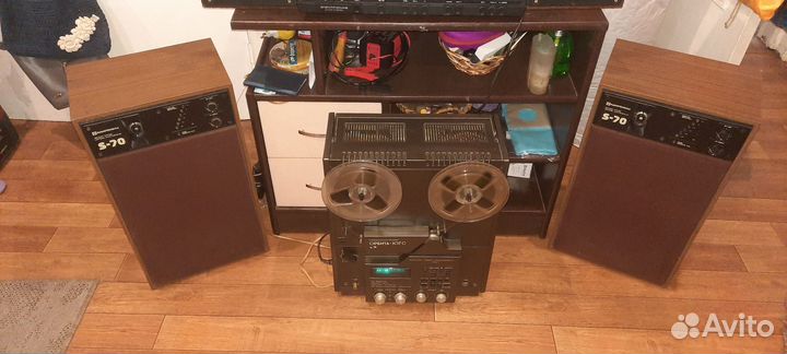 Катушечный магнитофон приставка
