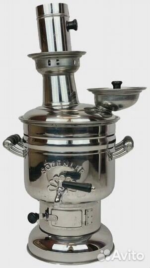 Самовар турецкий 4л нержавеющая сталь