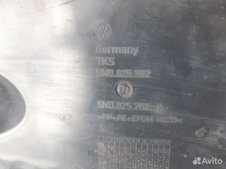 Защита днища правая Volkswagen Tiguan