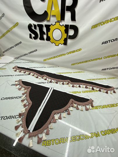 Ламбрикены на газель