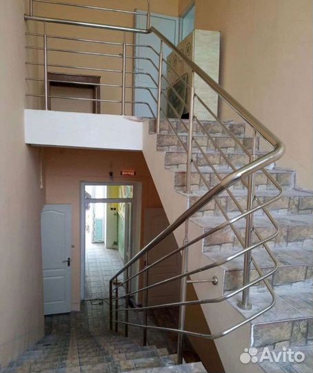 Перила ограждения поручни из нержавеющей стали