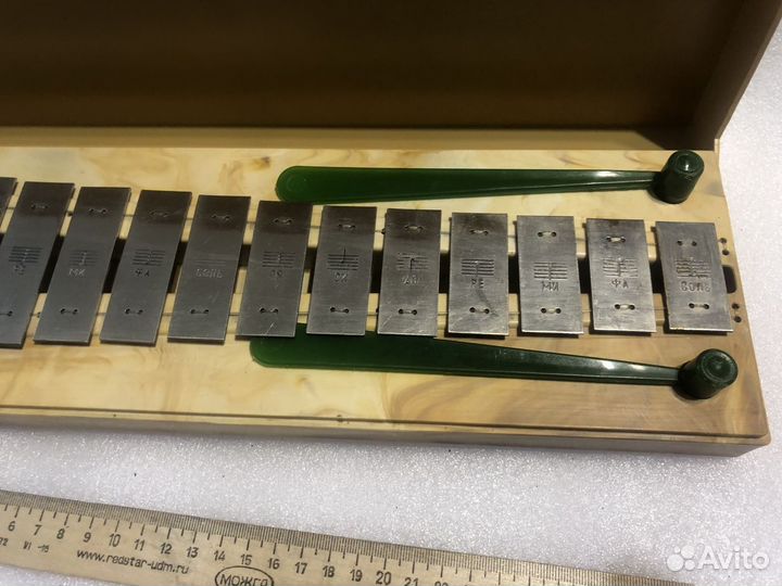 Металлофон бакелитовый СССР