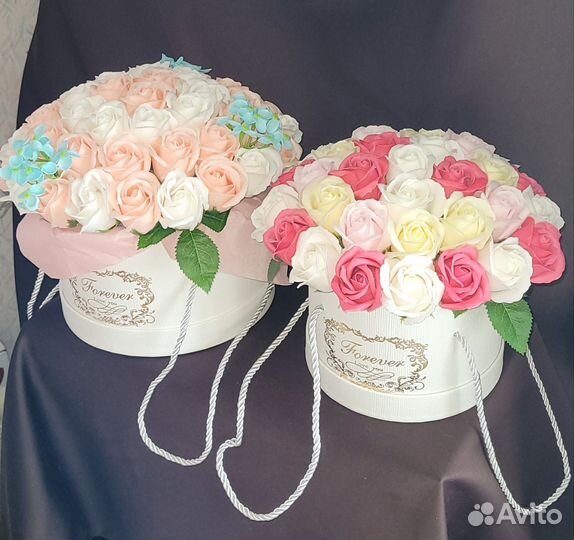 Букеты из мыльных цветов