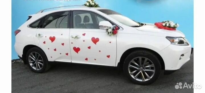 Украшения на свадебный автомобиль