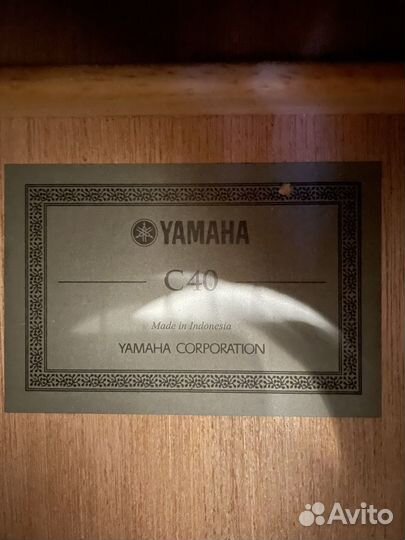 Гитара yamaha c40