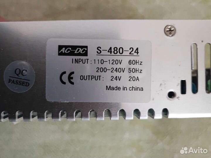 Блок питания s480 24 вольта