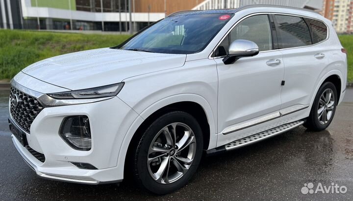 Hyundai Santa Fe 2.2 AT, 2018, 100 600 км