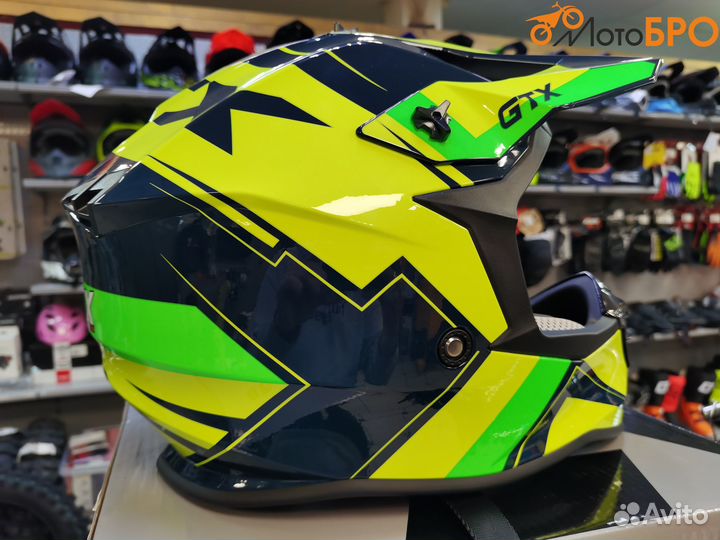 Шлем кроссовый GTX для мото и снегохода