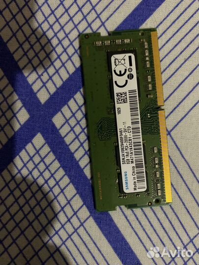 Оперативная память для ноутбука ddr4 8gb
