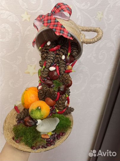 Осенняя поделка из природных материалов