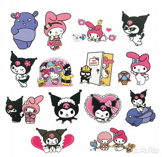 Наклейки стикеры для творчества - 50шт