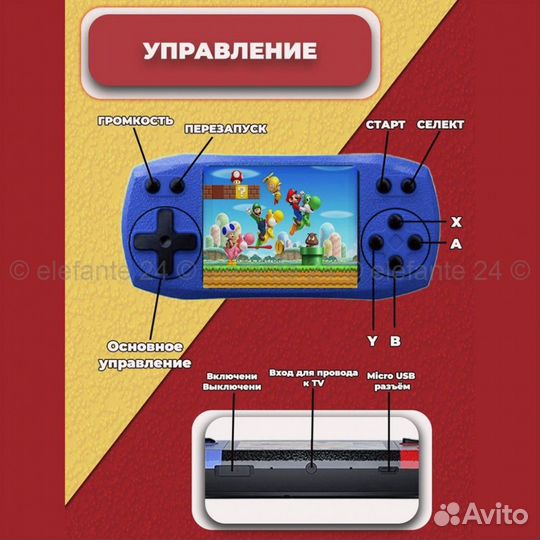 Портативная игровая приставка F1