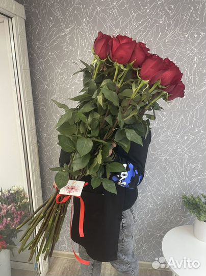 Крупные розы 70 см с доставкой