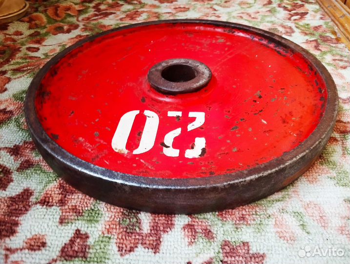 Блин для штанги 20 кг