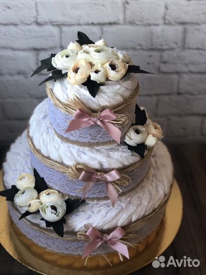 Торт из подгузников